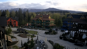 ujęcie z kamery na obiekt Norweska Dolina w Szklarskiej Porębie