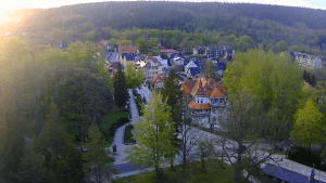 ujęcie z kamery w mieście Świeradów-Zdrój