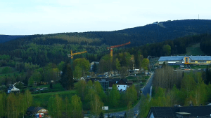 ujęcie z kamery - Świeradów-Zrój - gondola