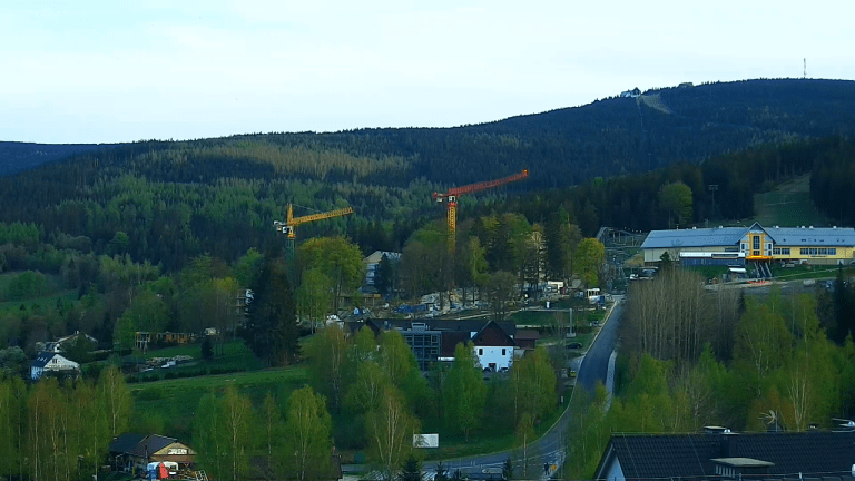 ujęcie z kamery - Świeradów-Zrój - gondola