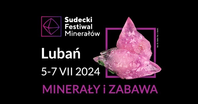 sudecki festiwal minerałów na plakacie