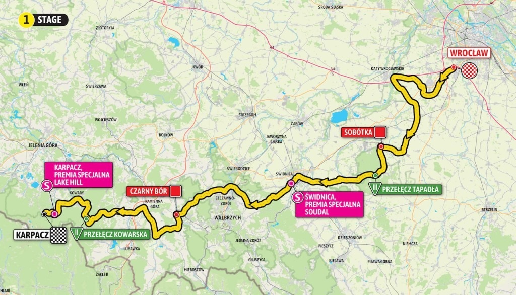 tour de pologne etap 1 wrocław - karpacz