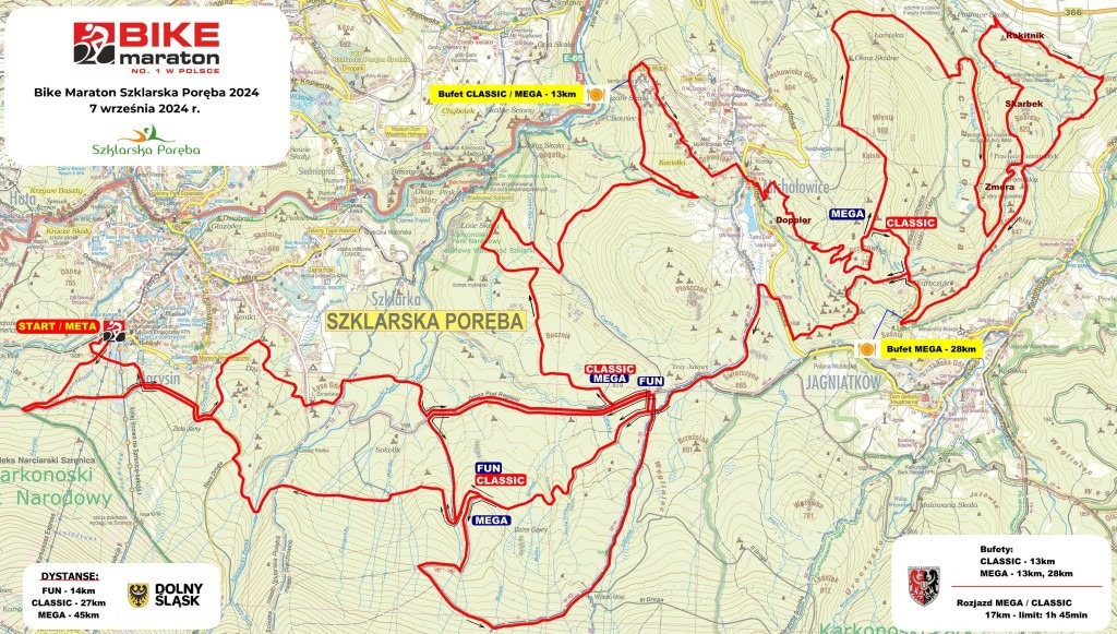 Trasa Bike Maraton Szklarska Poreba