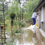 raport z Jeleniej Góry - ujęcie z kamery w Jeleniej Górze podczas podczas powodzi 2024