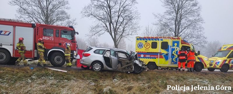 śmiertelny wypadek w Radomierzu, koło Jeleniej Góry