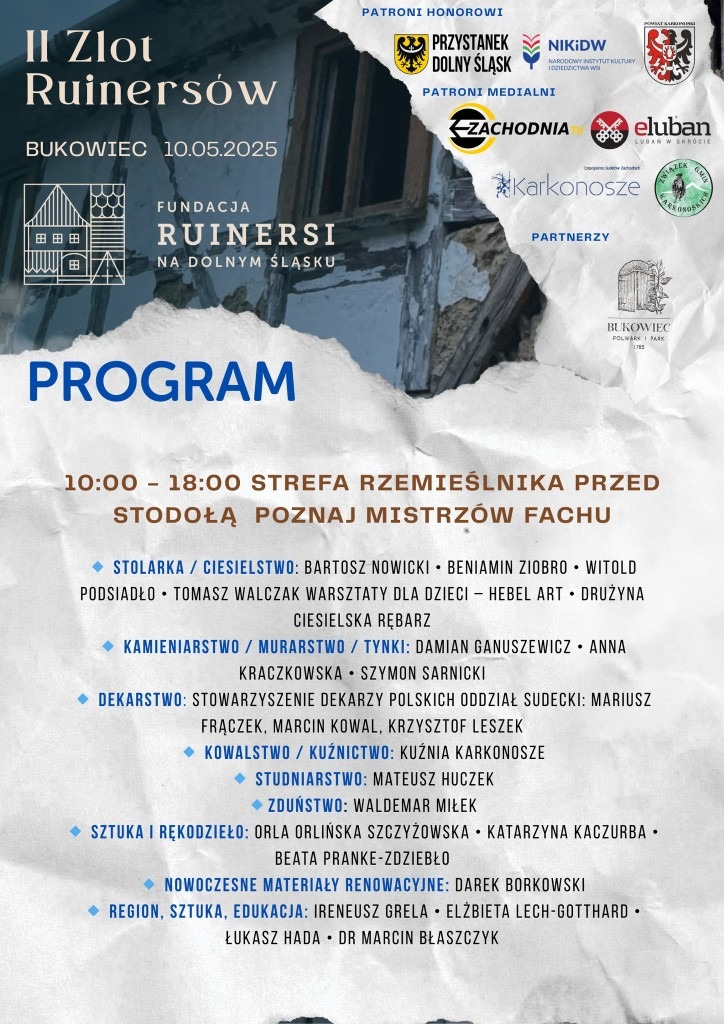 zlot ruinersów program