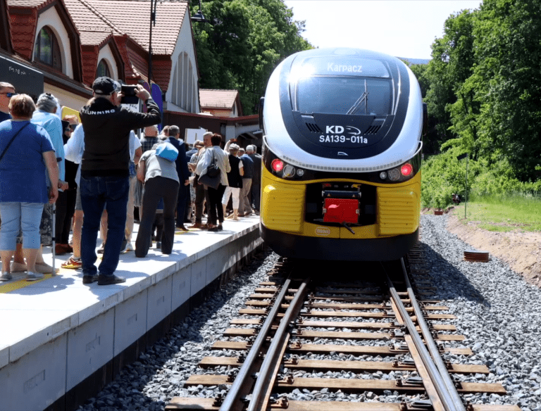 Otwarcie linii kolejowej Jelenia Góra-Karpacz