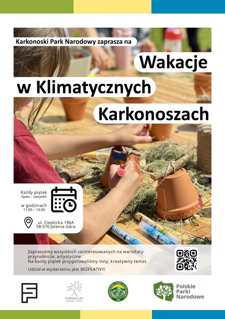 Wakacje w Klimatycznych Karkonoszach Plakat