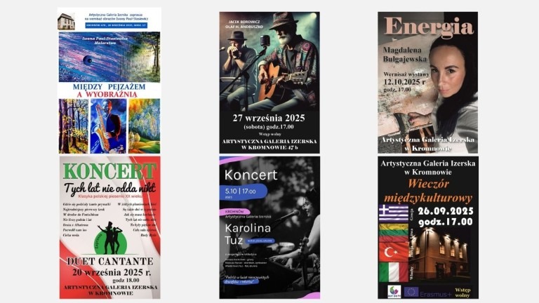 Nadchodzące wydarzenia w Artystycznej Galerii Izerskiej