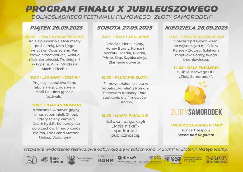 program festiwalu złoty samorodek