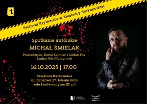 spotkanie autorskie z Michałem Śmielakiem w Książnicy Karkonoskiej transmitowane na żywo