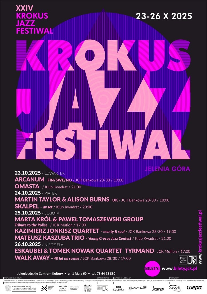 KROKUS JAZZ FESTIWAL, program festiwalu