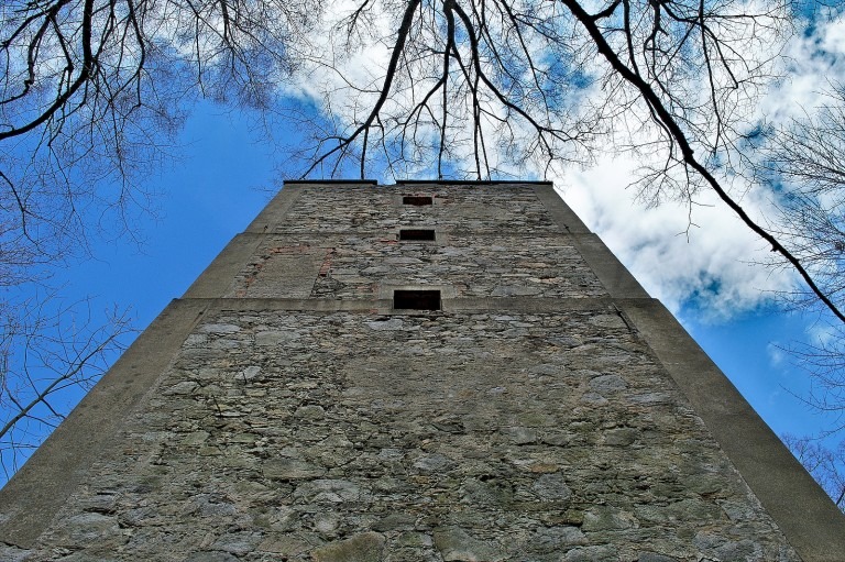 Przyjemność, wieża, Mon Plaisir, Adolf Traugott von Gersdorf, Pobiedna