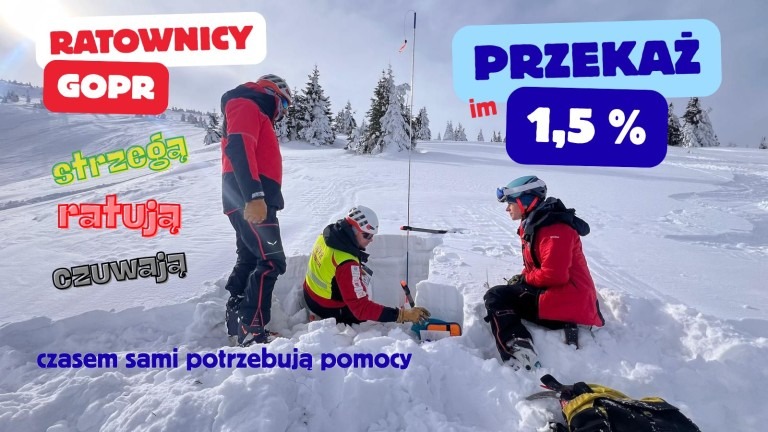 GOPR w Karkonoszach strzeże, ratuje, czuwa. Czasem jednak ratownicy potrzebują naszej pomocy