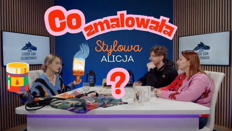 Mural w Podgórzynie! Alicja Kwasiuk-Młyńska w programie Ludzie Gór Olbrzymich opowiada o swej artystycznej