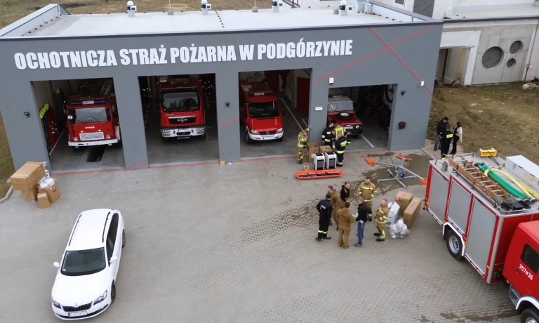 Sprzęt dla pogdórzyńskich strażaków podnosi poziom bezpieczeństwa nie tylko mieszkańców gminy