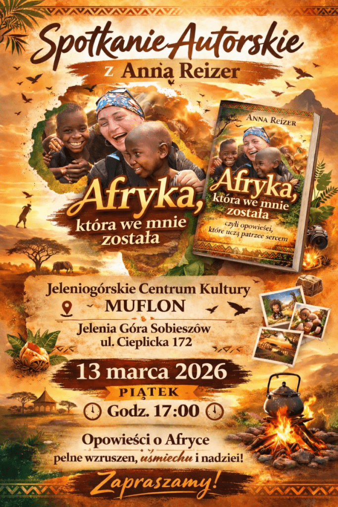 O Afryce spotkanie autorskie z Anną Reizer w JCK MUFLON