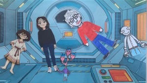 Poklatkowi Jeleniogórzanie utrwaleni w animacjach w ramach projektu Stop Motion Speak, zorganizowanych przez fundację Windmill Tree