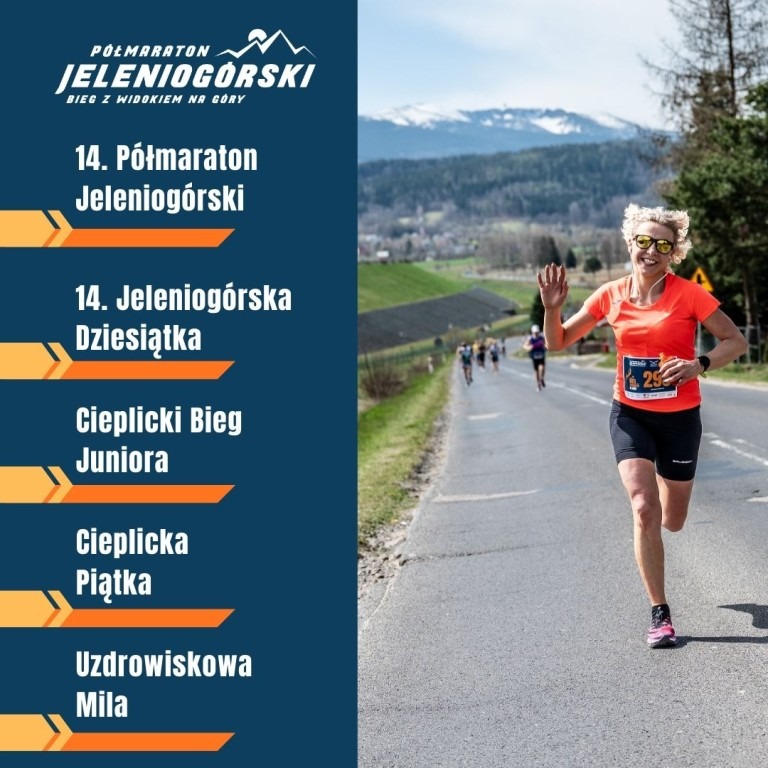Dwudniowe święto biegania już za miesiąc! Półmaraton Jeleniogórski w nowej odsłonie