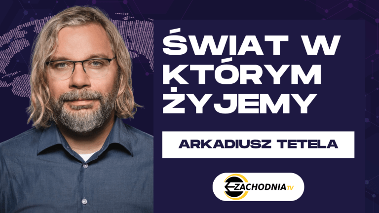 Zdjęcie przedstawia mecenasa Arkadiusza Tetelę gościa programu "Świat w Którym Żyjemy" pod tytułem „Lex Szarlatan”. Mecenas Arkadiusz Tetela obnaża słabość państwa