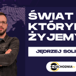 Zdjęcie przedstawia Jędrzeja Solińskie w programie Świat W Którym Żyjemy pt. Serbołużyczanie